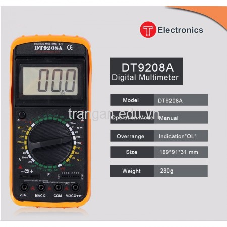 Đồng hồ đo điện đa năng DT9208A