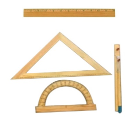 Bộ thiết bị để vẽ trên bảng trong dạy học toán	