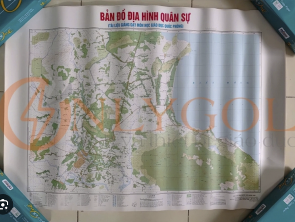 Bản đồ địa hình quân sự - Giảng dạy học tập Môn giáo dục quốc phòng an ninh QPAN