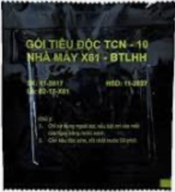 Bao tiêu độc cá nhân TCV-10 