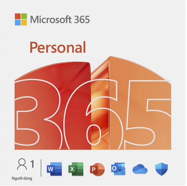 Phần mềm Office Microsoft 365 Personal EPP EP2-32409 - Hộp full (1 người/ 5 thiết bị/ 12 tháng)