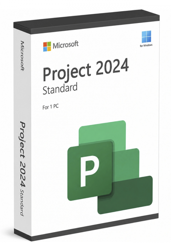 Phần mềm Microsoft Project Standard 2024 All Lng Retail Online ESD EP2-07057 (Key điện tử vĩnh viễn, 1PC)